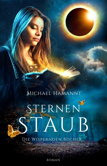Cover zum Fantasy-Roman Die Wispernden Bücher Sternenstaub