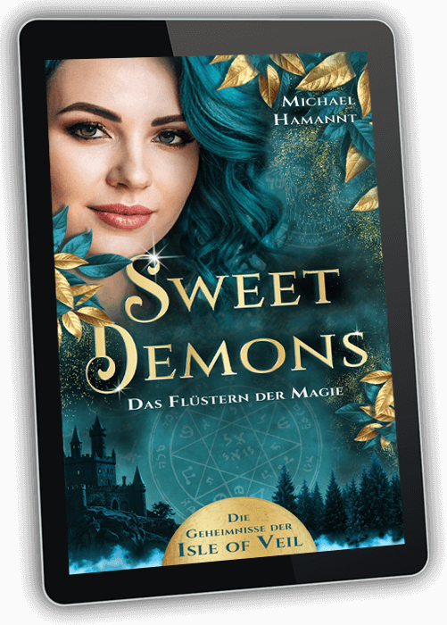 Buchcover zum Urban-Fantasy-Roman Sweet Demons - Zwischen Licht und Schatten
