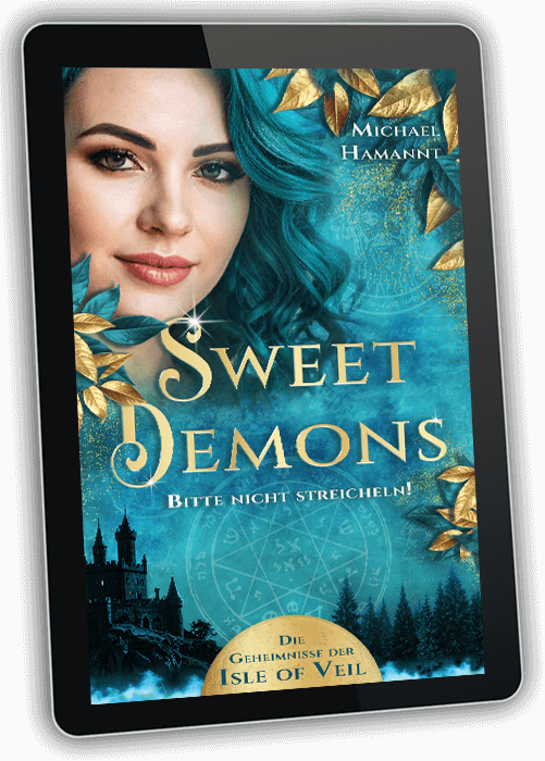 Buchcover zum Urban-Fantasy-Roman Sweet Demons - Zwischen Licht und Schatten