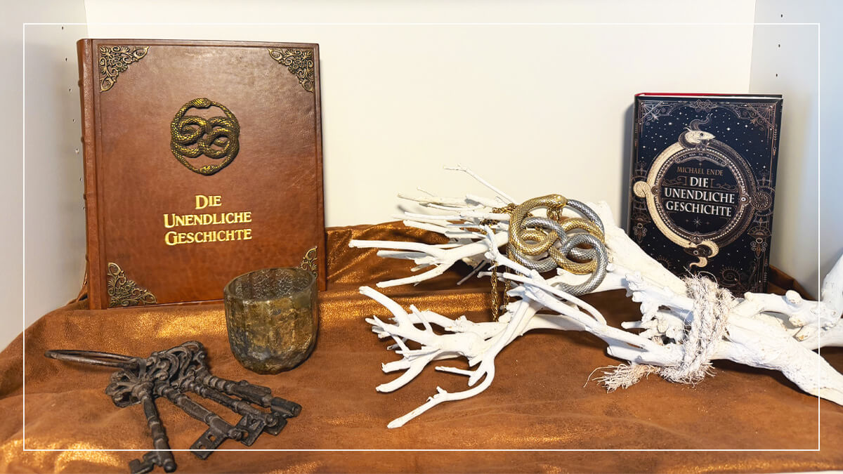 Foto des Fantasy-Romans Die Unendliche Geschichte von Michael Ende.